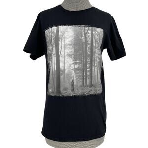 Taylor Swift Black In The Woods Folklore Short Sleeve Tee Unisex Merch Size S